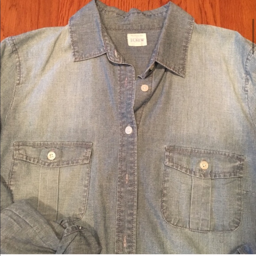 J crew chambray